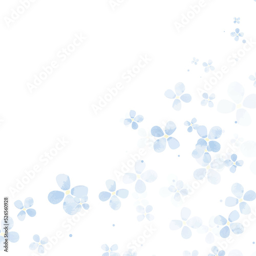 Tło niebieskie kwiatki