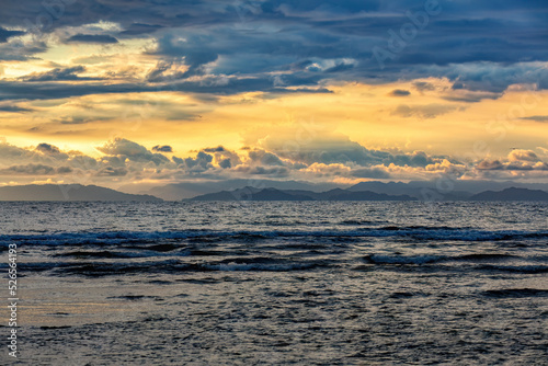 Idyllic sunset landscape. Tarcoles  Costa Rica