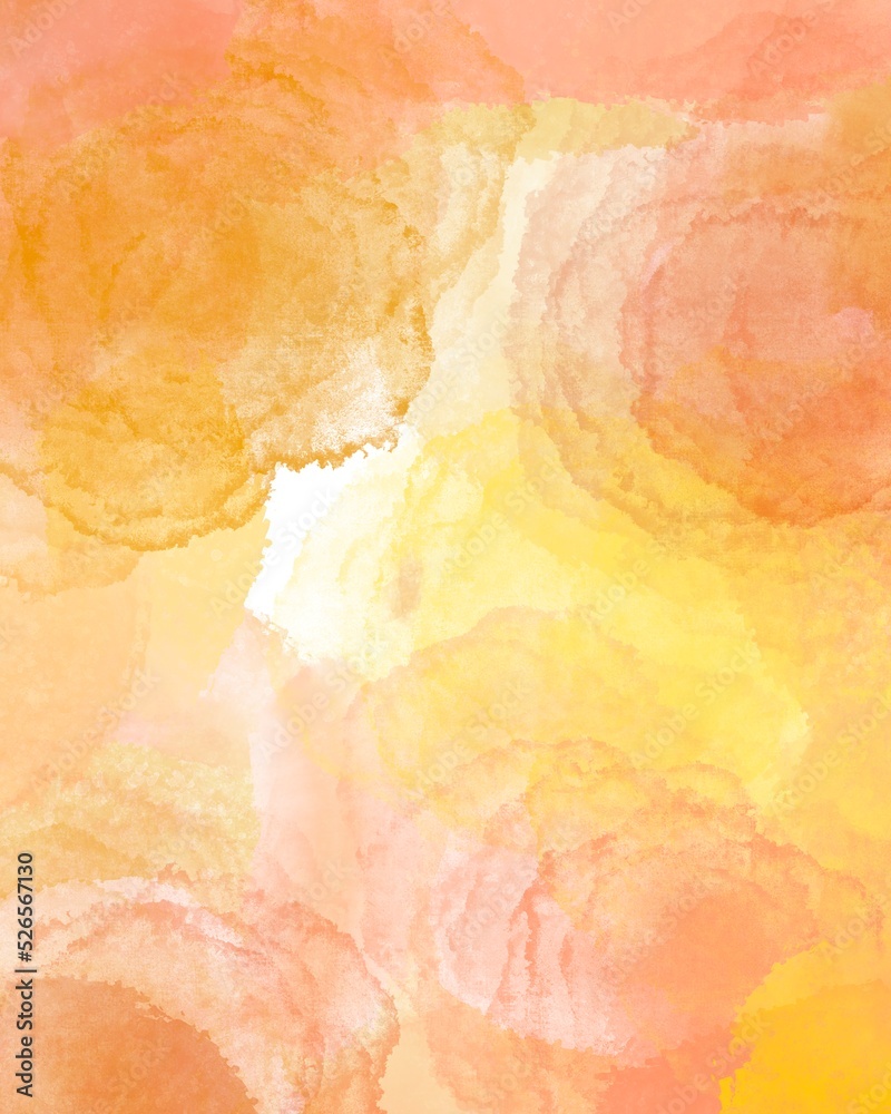 abstract autumn background in yellow-orange color
