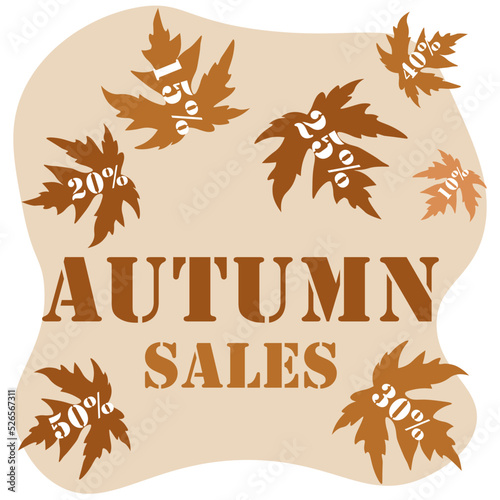 autumn sales banner