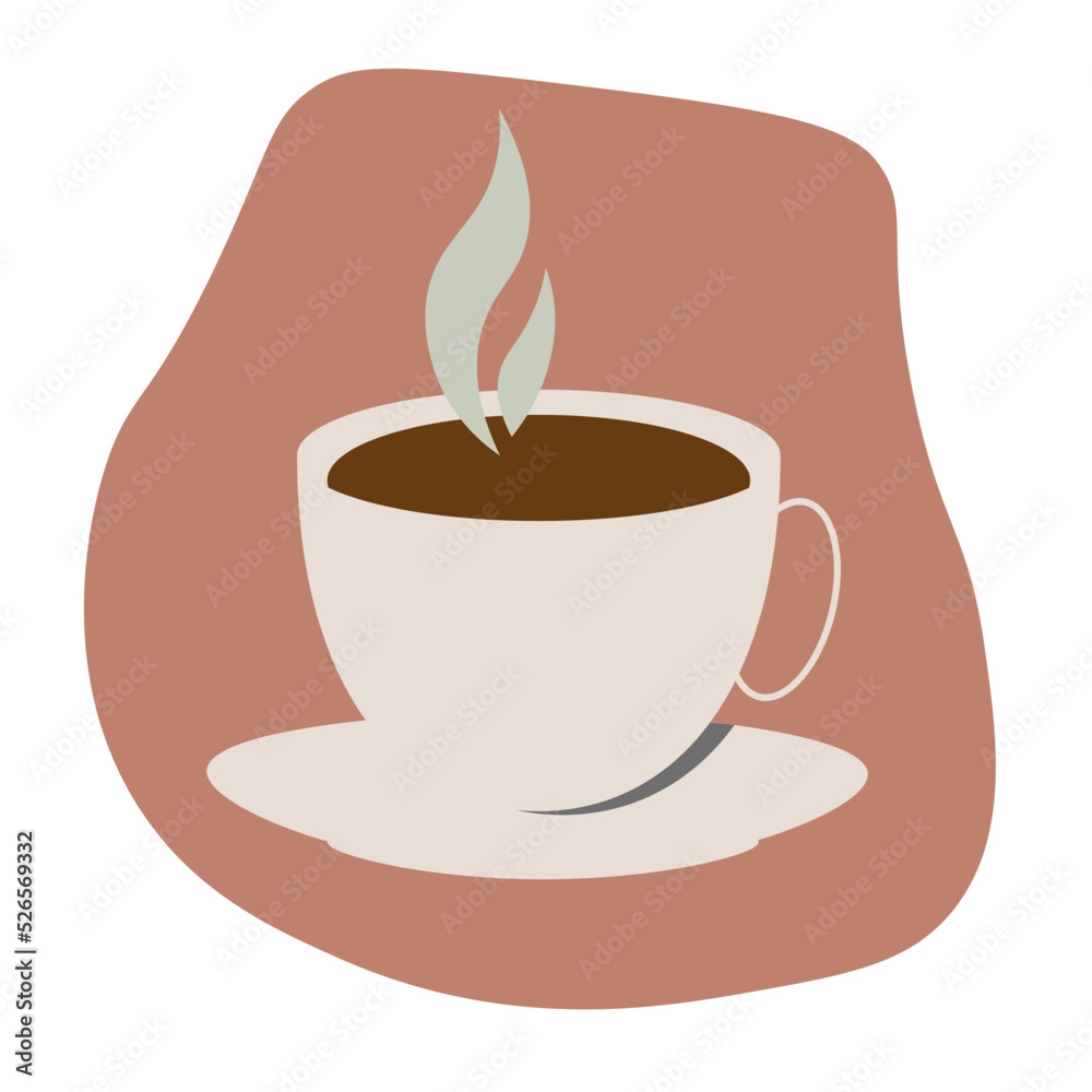 Obraz premium Coffee cup illustration