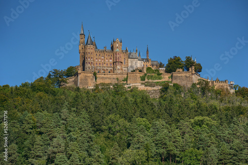 Castle Hohenzollern near Bisingen in the swabian alps, Germany photo
