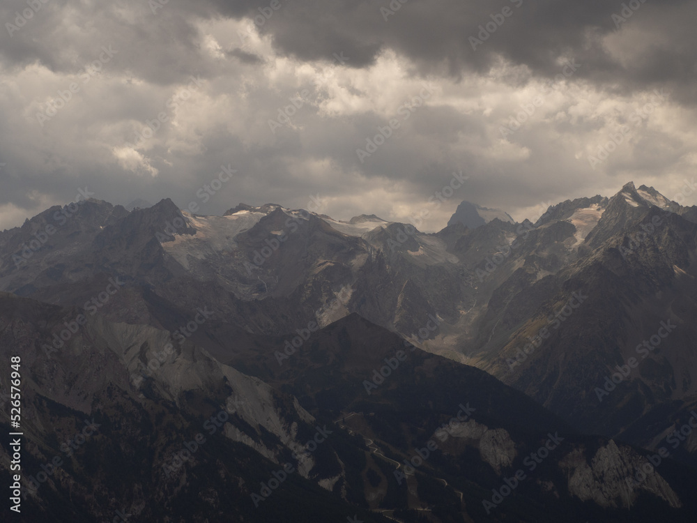 Obraz premium Les Ecrins depuis le Grand Aréa