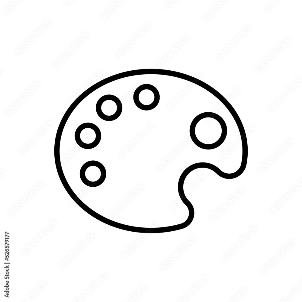 painting palette icon painting palette icon