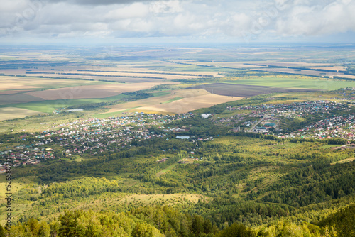 Belokurikha. The view of the city from the mountains Church