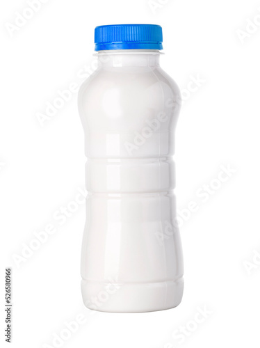 milk bottle isolated