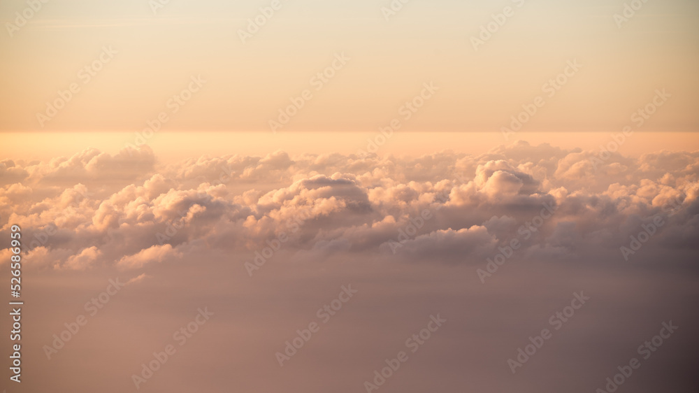 Sky with clouds at the morning surise.