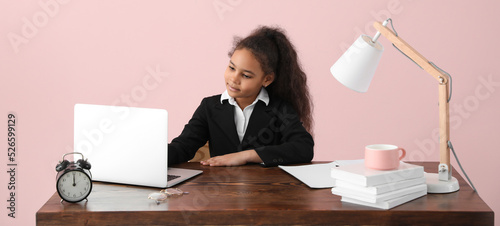 Little African-American gir...