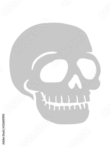 Comic Totenkopf freundlicher Schädel 