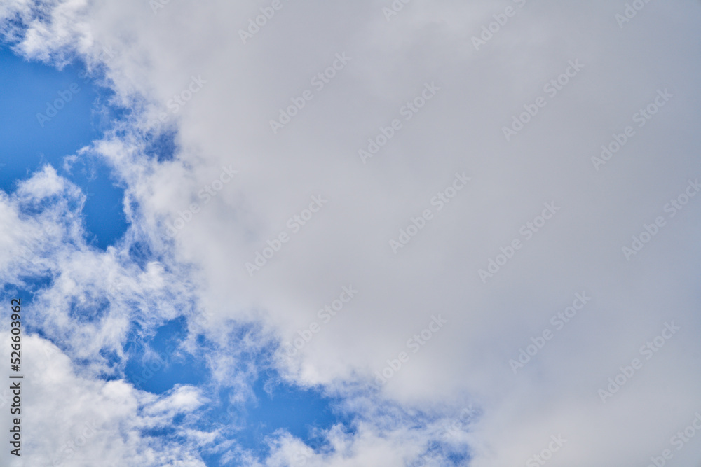 Beatiful blue sky with clouds on a sunny day Beatiful blue sky with clouds on a sunny day