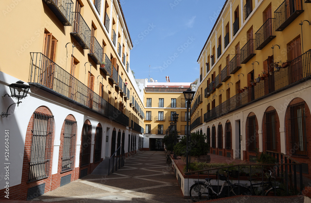 Charming refreshed side streets of Seville