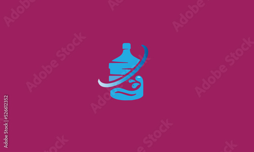 Alphabet letters Initials Monogram logo.bottle,water bottle. flask · canteen · thermos · Bota ,flacon