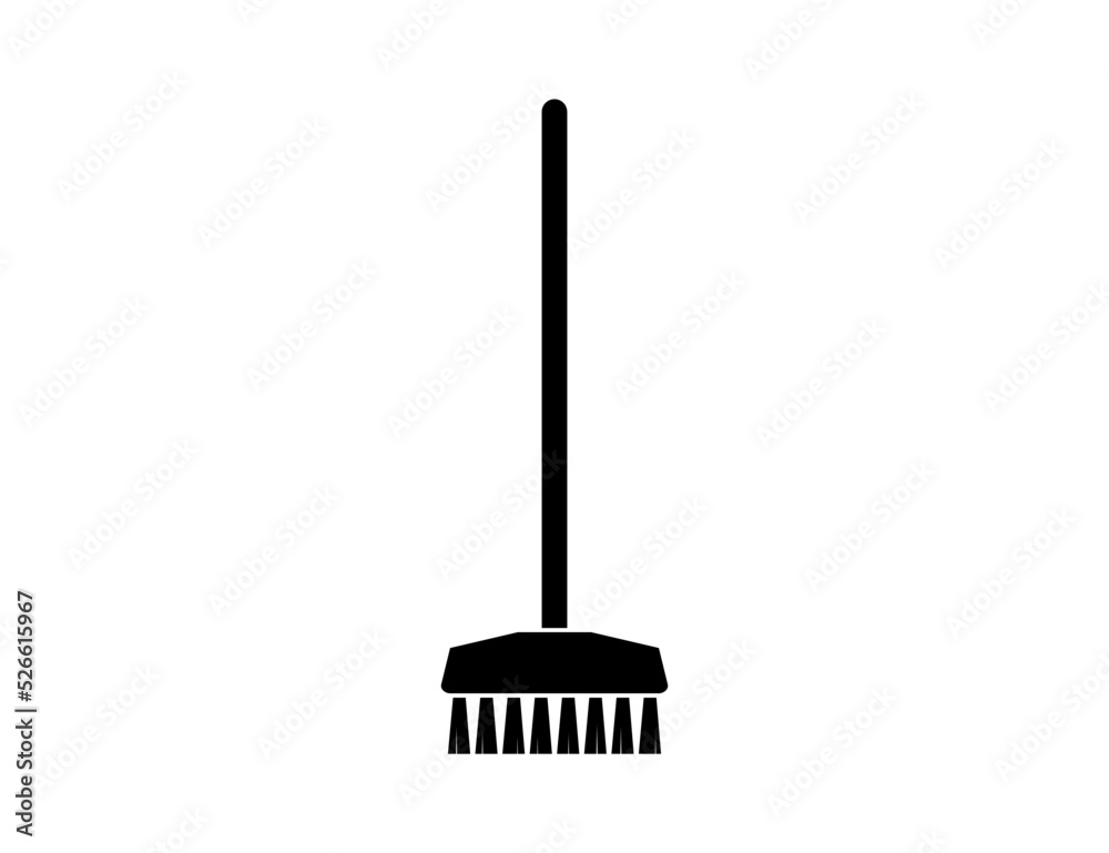 Cleaning Brush Clip Art Icon