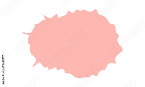 pink color splash