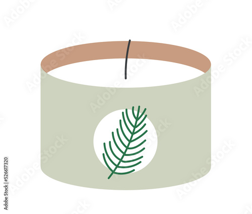 Natural candle concept