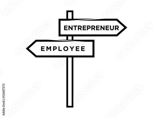 Enterpreneur or Employee options sign