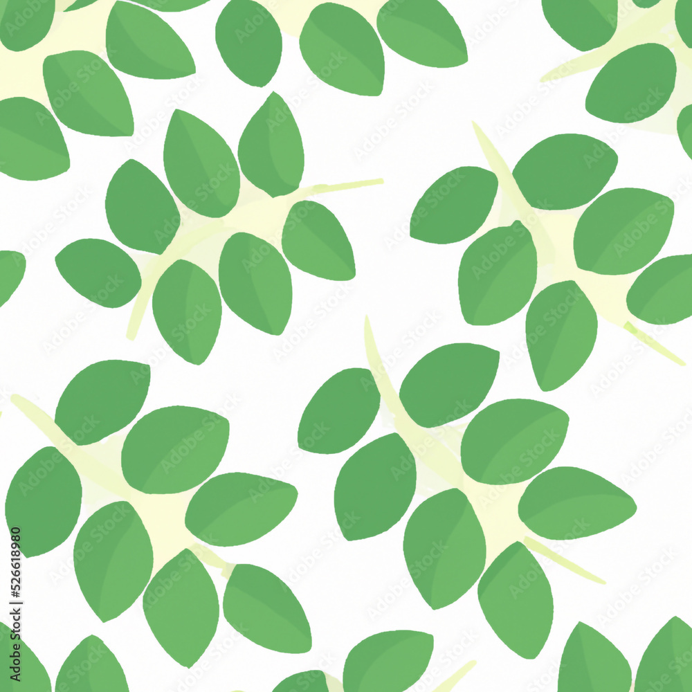 seamless background with green leaves seamless background with green leaves
