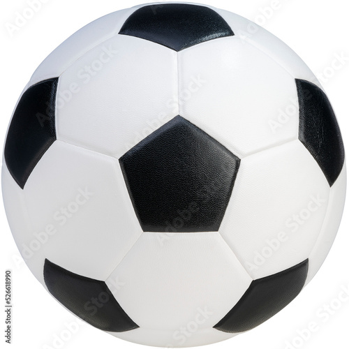 Soccer ball isolated on white background  Football ball sports equipment on white With png file.