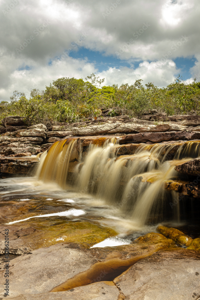 Fototapeta premium waterfall in the town of Mucuge, State of Bahia, Brazil