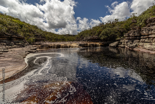 lake in the city of Mucuge, State of Bahia, Brazil photo