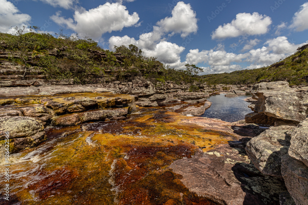 lake in the city of Mucuge, State of Bahia, Brazil