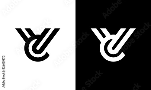 letter vc logo design