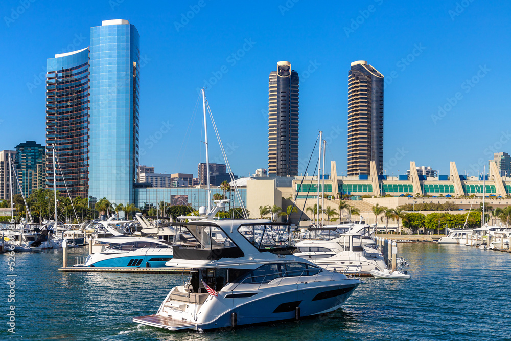 San Diego Bay in marina district