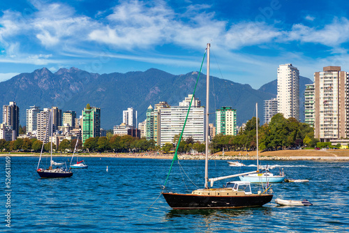 False creek in Vancouver, Canada photo