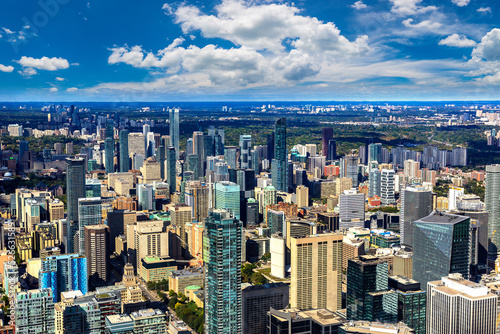 Photography Aerial view of Toronto