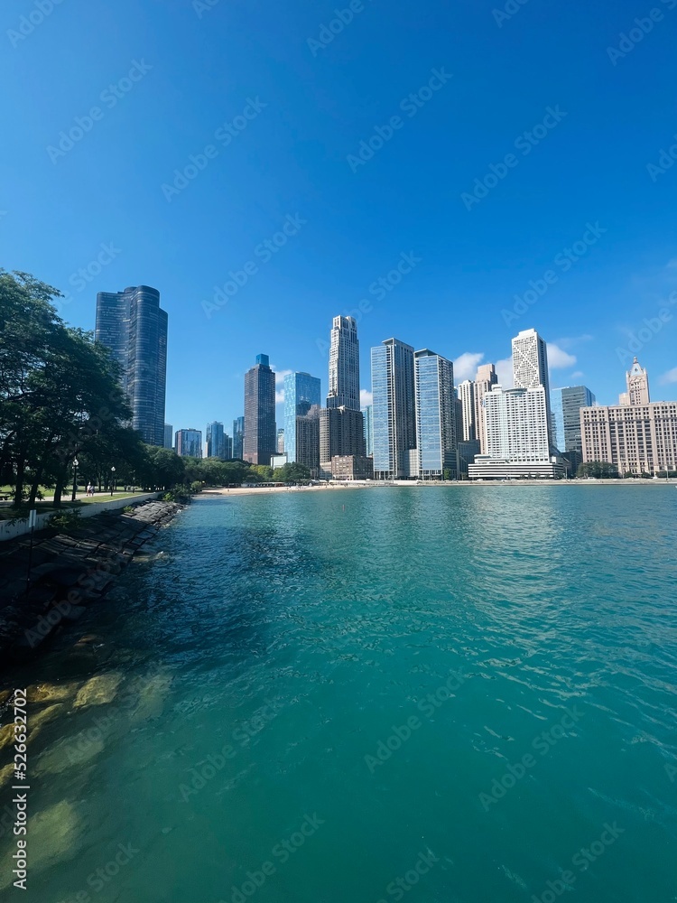Obraz premium chicago skyline