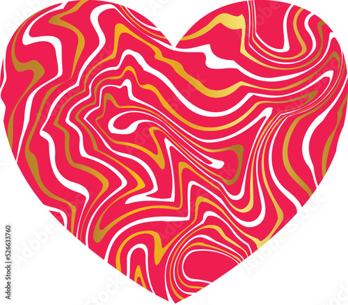 Heart vector illustration. Heart image  or clip art.
