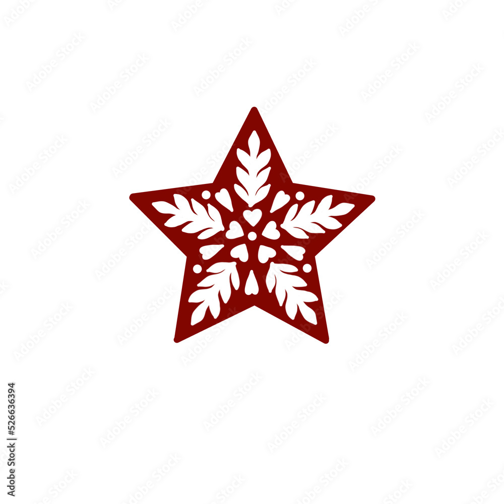 Obraz premium Christmas Star Topper
