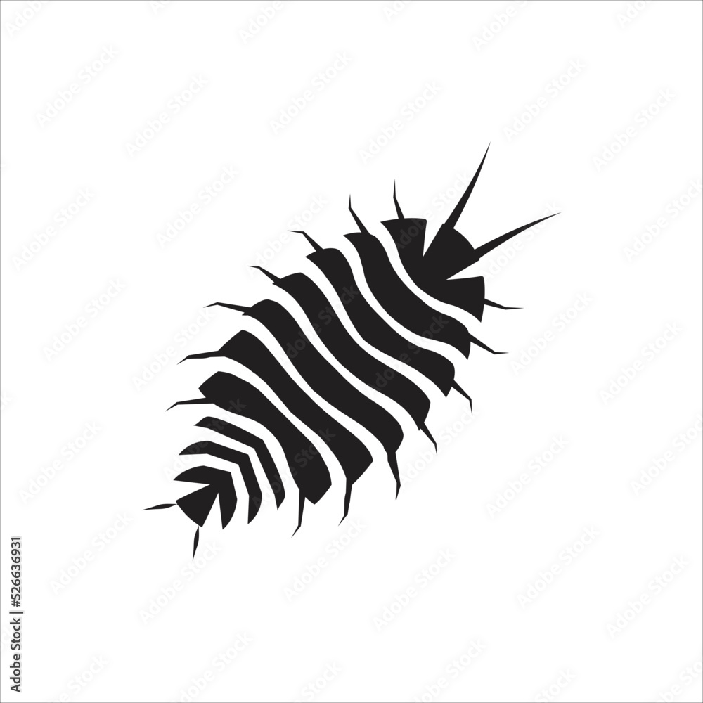 Black and white pest silhouette Black and white pest silhouette