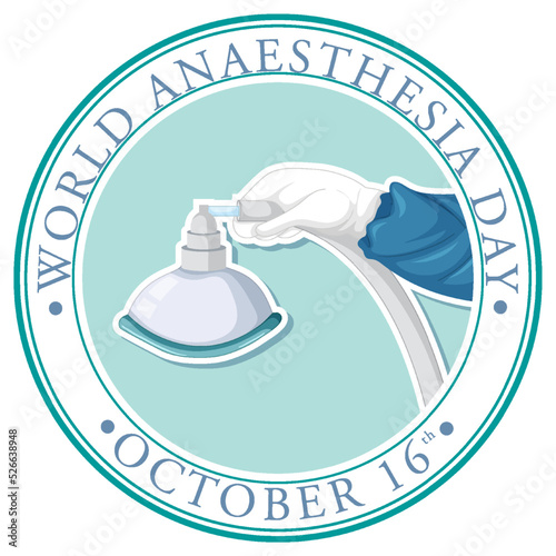 World Anaesthesia Day Banner Design