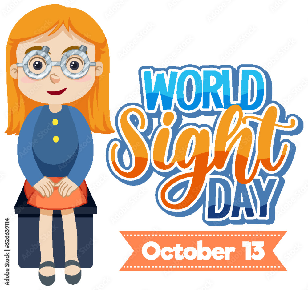 World Sight Day Concept Vector World Sight Day Concept Vector