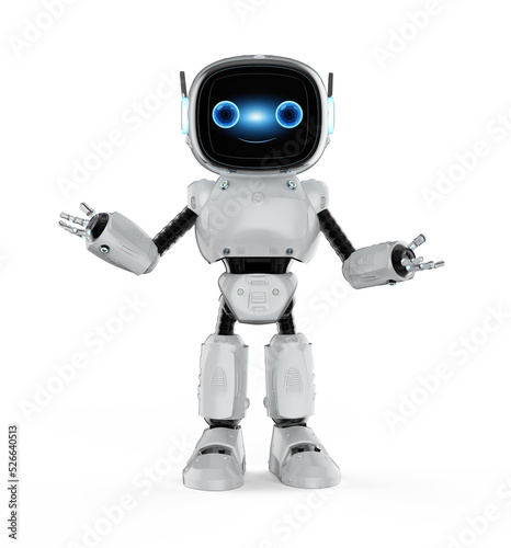 Small robot assistant hand extend
