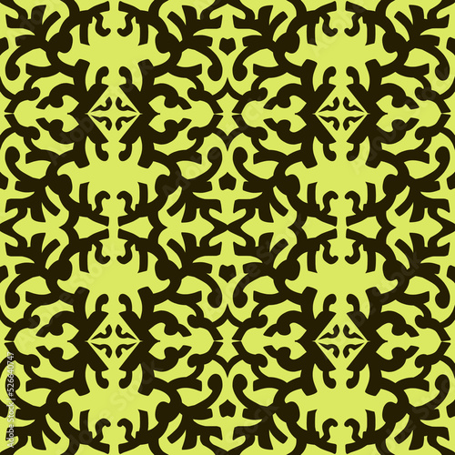 Abstract batik ornament seamless pattern unique aesthetic ethnic for fabric or wallpaper 