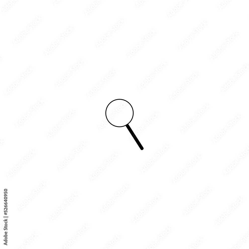 Search icon web sticker white background Search icon web sticker white background