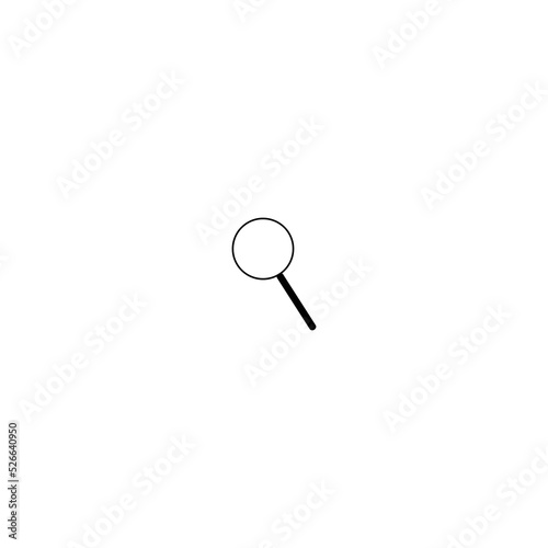 Search icon web sticker white background