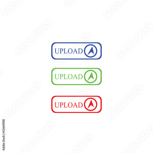 download and upload buttons next open multimedia web icons continue click here