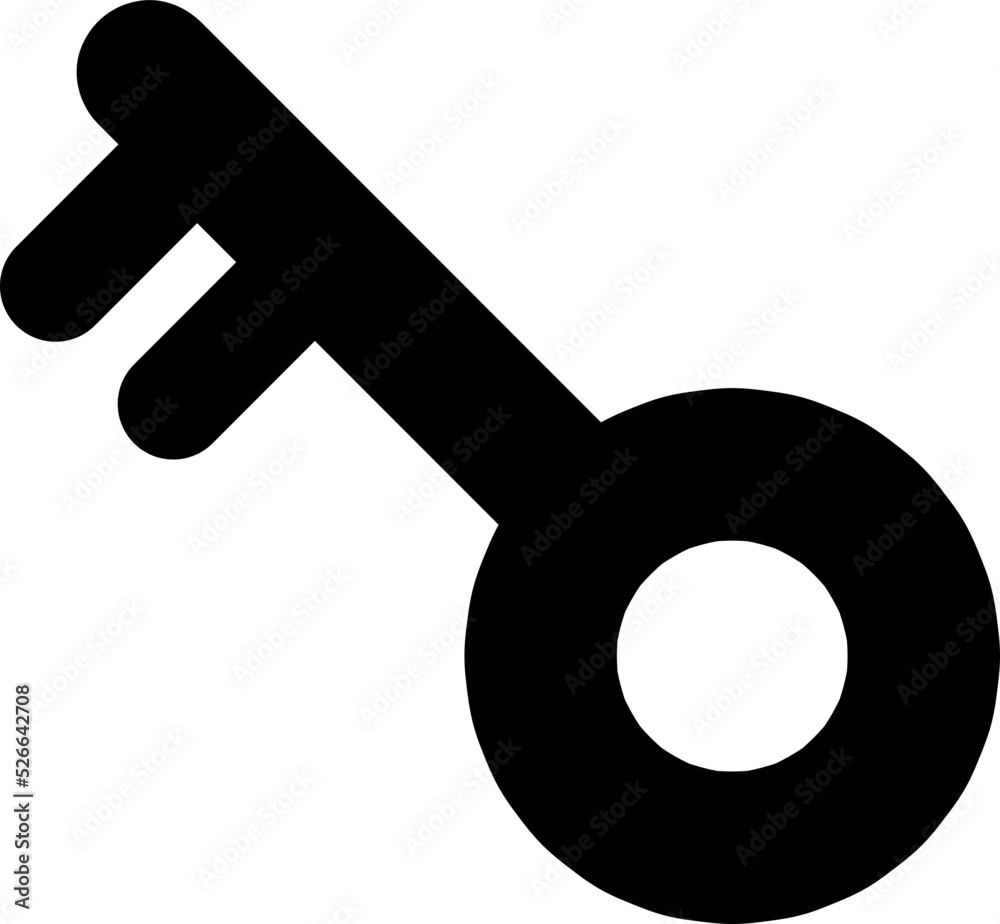 Key icon vector illustration on white background..eps Key icon vector illustration on white background..eps