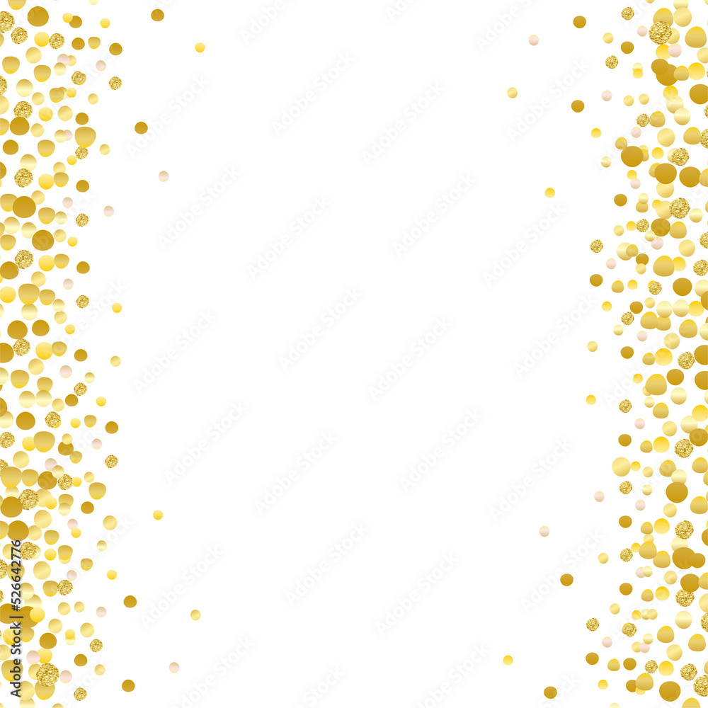Abstract gold dot background frame illustration Abstract gold dot background frame illustration
