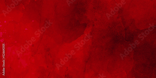 Abstract red watercolor background texture. Old wall texture cement black red background abstract dark color design are light with white gradient background.