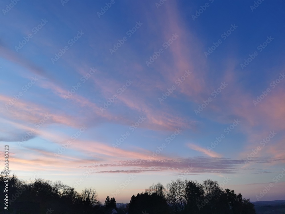 Fototapeta premium sunset in the mountains