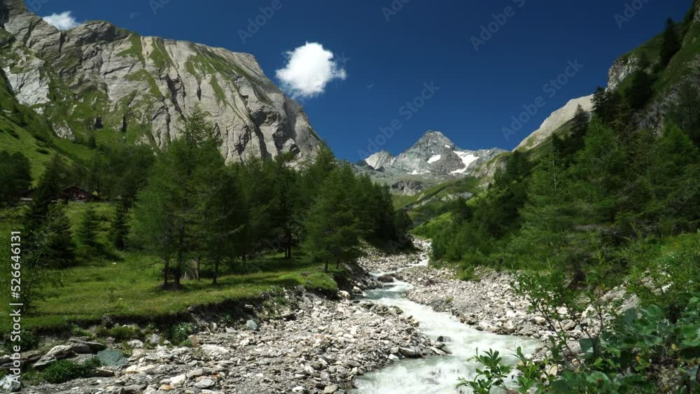 Grossglockner in summer in Kals, Austrian Alps Grossglockner in summer in Kals, Austrian Alps