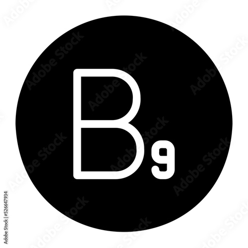 vitamin glyph icon