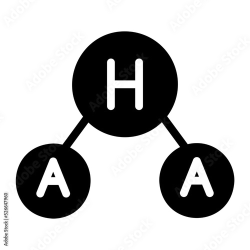 acid glyph icon