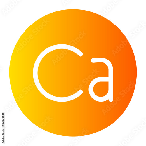 calcium gradient icon