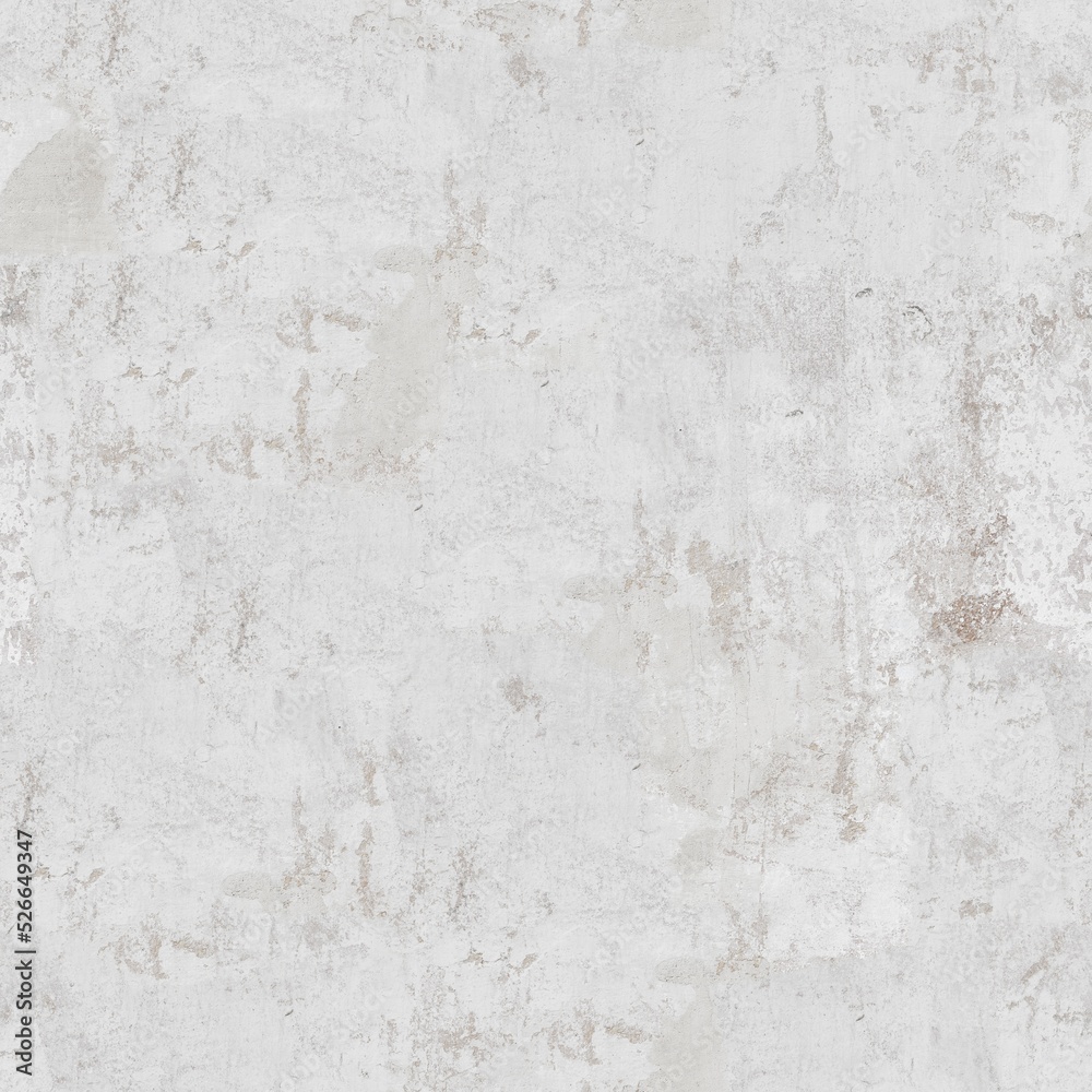 Fototapeta premium white concrete wall background texture, seamless. 4K