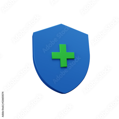Security icon isolated. Lock Protection system. illustration sign collection. 3D illustration rendering.